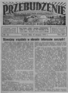 Przebudzenie: organ Związku Robotników Rolnych i Leśnych ZZP. 1933.08.10 R.15 Nr32