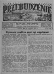 Przebudzenie: organ Związku Robotników Rolnych i Leśnych ZZP. 1933.08.17 R.15 Nr33