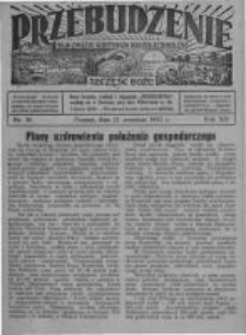 Przebudzenie: organ Związku Robotników Rolnych i Leśnych ZZP. 1933.09.21 R.15 Nr38