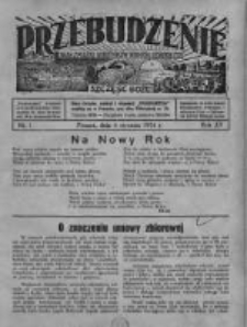 Przebudzenie: organ Związku Robotników Rolnych i Leśnych ZZP. 1934.01.04 R.16 Nr1