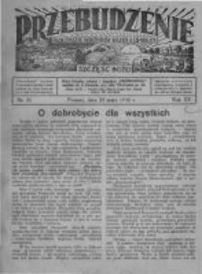 Przebudzenie: organ Związku Robotników Rolnych i Leśnych ZZP. 1934.05.24 R.16 Nr21