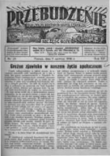 Przebudzenie: organ Związku Robotników Rolnych i Leśnych ZZP. 1934.06.07 R.16 Nr23