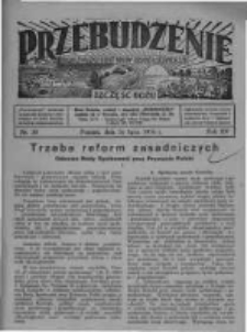 Przebudzenie: organ Związku Robotników Rolnych i Leśnych ZZP. 1934.07.26 R.16 Nr30