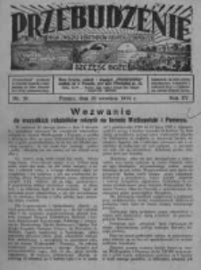 Przebudzenie: organ Związku Robotników Rolnych i Leśnych ZZP. 1934.09.20 R.16 Nr38