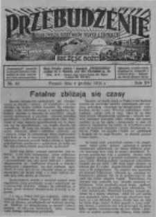Przebudzenie: organ Związku Robotników Rolnych i Leśnych ZZP. 1934.12.06 R.16 Nr49