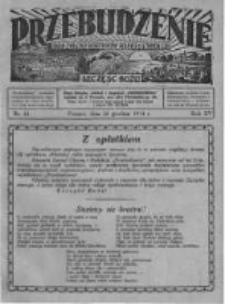 Przebudzenie: organ Związku Robotników Rolnych i Leśnych ZZP. 1934.12.20 R.16 Nr51