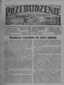 Przebudzenie: organ Związku Robotników Rolnych i Leśnych ZZP. 1935.02.07 R.17 Nr6