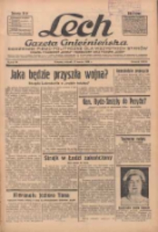 Lech.Gazeta Gnieźnieńska: codzienne pismo polityczne dla wszystkich stan&oacute;w. Dodatki: tygodniowy "Lechita" i powieściowy oraz dwutygodnik "Leszek" 1936.03.17 R.36 Nr64