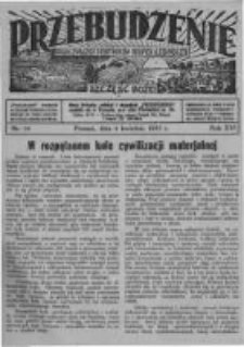 Przebudzenie: organ Związku Robotników Rolnych i Leśnych ZZP. 1935.04.04 R.17 Nr14