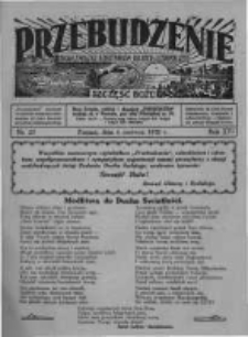 Przebudzenie: organ Związku Robotników Rolnych i Leśnych ZZP. 1935.06.06 R.17 Nr23