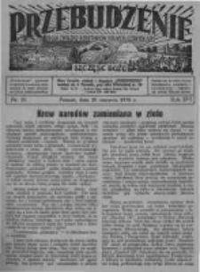 Przebudzenie: organ Związku Robotników Rolnych i Leśnych ZZP. 1935.06.20 R.17 Nr25