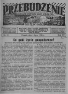 Przebudzenie: organ Związku Robotników Rolnych i Leśnych ZZP. 1935.07.04 R.17 Nr27
