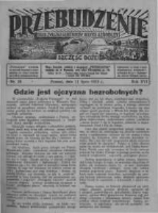Przebudzenie: organ Związku Robotników Rolnych i Leśnych ZZP. 1935.07.11 R.17 Nr28