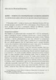 Kopie - pomysła na ochronę i udostępnianie zbiorów na przykładzie Liber catenatus ze zbiorów Biblioteki Kórnickiej. Pamiętnik Biblioteki Kórnickiej Z. 26.