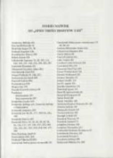 Indeks nazwisk do "Spisu treści zeszytów 1-25". Pamiętnik Biblioteki Kórnickiej Z. 26.