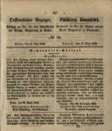 Oeffentlicher Anzeiger. 1853.05.17 Nro.20