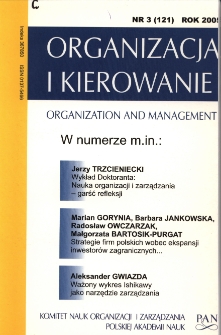 Strategie firm polskich wobec ekspansji inwestorów zagranicznych - znaczenie kontekstu branżowego - ujęcie empiryczne