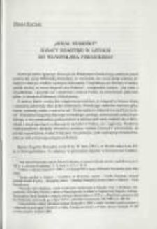 "Ideał starości" Ignacego Domeyko w listach do Władysława Pawlickiego. Pamiętnik Biblioteki Kórnickiej Z. 27.