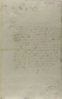 Jan Karol Chodkiewicz do króla Zygmunta III, z obozu 19.07.1603