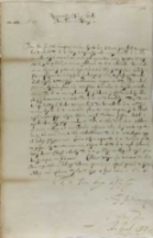 Jan Karol Chodkiewicz do króla Zygmunta III, Ryga 04.06.1604