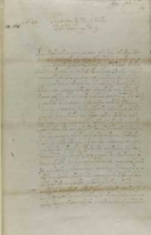 Jan Karol Chodkiewicz do króla Zygmunta III, Ryga VI 1604