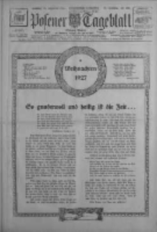 Posener Tageblatt (Posener Warte) 1927.12.25 Jg.66 Nr294