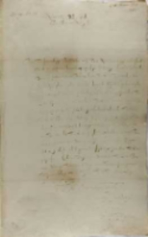 Jan Karol Chodkiewicz do króla Zygmunta III, z obozu 31.08.1605