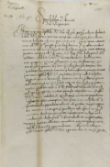Joannes Carolus Chodkiewicz Burgrabio Proconsulibus et Senatui universae Regiae Ciuitatis Rigensis, Kretynga 15.05.1619