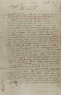 Christophorus Radziwil exercituum Magni Ducatus Lithuaniae Campiductor Burgrabio Proconsuli ac Consulibus totique senatui Regiae Ciuitatis Rigensis, Lubeka 12.07.1619