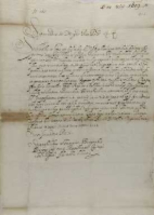 Sigismundus III rex Poloniae Burgrabio Proconsuli Consulibusque totique Magistratui Ciuitatis Rigensis, Warszawa 24.10.1619