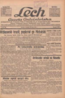 Lech.Gazeta Gnieźnieńska: codzienne pismo polityczne dla wszystkich stan&oacute;w. Dodatki: tygodniowy "Lechita" i powieściowy oraz dwutygodnik "Leszek" 1936.07.23 R.36 Nr169