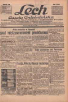 Lech.Gazeta Gnieźnieńska: codzienne pismo polityczne dla wszystkich stan&oacute;w. Dodatki: tygodniowy "Lechita" i powieściowy oraz dwutygodnik "Leszek" 1936.07.31 R.36 Nr176