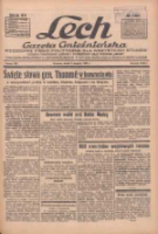 Lech.Gazeta Gnieźnieńska: codzienne pismo polityczne dla wszystkich stan&oacute;w. Dodatki: tygodniowy "Lechita" i powieściowy oraz dwutygodnik "Leszek" 1936.08.05 R.36 Nr180