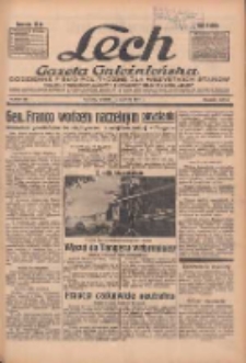 Lech.Gazeta Gnieźnieńska: codzienne pismo polityczne dla wszystkich stan&oacute;w. Dodatki: tygodniowy "Lechita" i powieściowy oraz dwutygodnik "Leszek" 1936.08.11 R.36 Nr185
