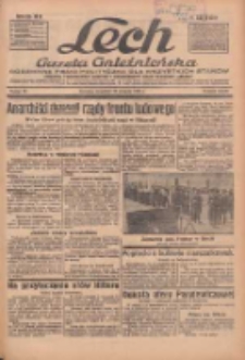 Lech.Gazeta Gnieźnieńska: codzienne pismo polityczne dla wszystkich stan&oacute;w. Dodatki: tygodniowy "Lechita" i powieściowy oraz dwutygodnik "Leszek" 1936.08.13 R.36 Nr187