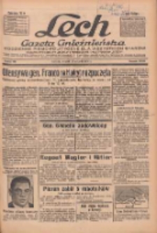 Lech.Gazeta Gnieźnieńska: codzienne pismo polityczne dla wszystkich stan&oacute;w. Dodatki: tygodniowy "Lechita" i powieściowy oraz dwutygodnik "Leszek" 1936.08.25 R.36 Nr196