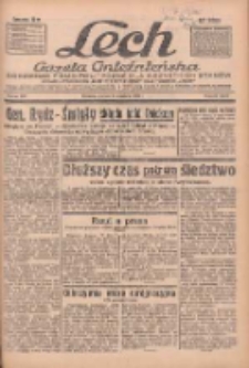 Lech.Gazeta Gnieźnieńska: codzienne pismo polityczne dla wszystkich stan&oacute;w. Dodatki: tygodniowy "Lechita" i powieściowy oraz dwutygodnik "Leszek" 1936.09.04 R.36 Nr205