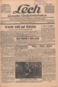 Lech.Gazeta Gnieźnieńska: codzienne pismo polityczne dla wszystkich stan&oacute;w. Dodatki: tygodniowy "Lechita" i powieściowy oraz dwutygodnik "Leszek" 1936.11.03 R.36 Nr256