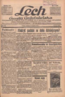 Lech.Gazeta Gnieźnieńska: codzienne pismo polityczne dla wszystkich stan&oacute;w. Dodatki: tygodniowy "Lechita" i powieściowy oraz dwutygodnik "Leszek" 1936.11.08 R.36 Nr261