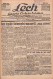 Lech.Gazeta Gnieźnieńska: codzienne pismo polityczne dla wszystkich stan&oacute;w. Dodatki: tygodniowy "Lechita" i powieściowy oraz dwutygodnik "Leszek" 1936.11.28 R.36 Nr278
