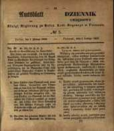 Amtsblatt der Königlichen Regierung zu Posen. 1853.02.01 Nro.5