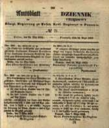 Amtsblatt der Königlichen Regierung zu Posen. 1853.05.24 Nro.21