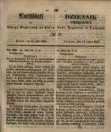 Amtsblatt der Königlichen Regierung zu Posen. 1853.07.12 Nro.28
