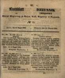 Amtsblatt der Königlichen Regierung zu Posen. 1853.08.16 Nro.33