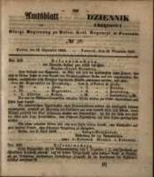 Amtsblatt der K&ouml;niglichen Regierung zu Posen. 1853.09.20 Nro.38