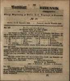 Amtsblatt der Königlichen Regierung zu Posen. 1853.09.20 Nro.38