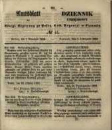 Amtsblatt der Königlichen Regierung zu Posen. 1853.11.01 Nro.44