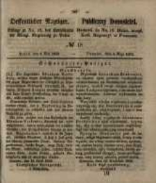 Oeffentlicher Anzeiger. 1852.05.04 Nro.18