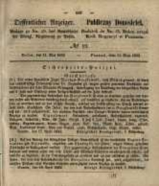 Oeffentlicher Anzeiger. 1852.05.11 Nro.19