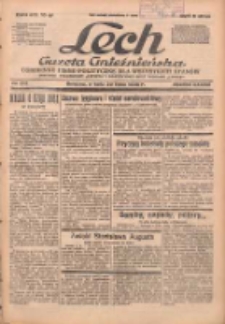 Lech.Gazeta Gnieźnieńska: codzienne pismo polityczne dla wszystkich stan&oacute;w. Dodatki: tygodniowy "Lechita" i powieściowy oraz dwutygodnik "Leszek" 1938.07.30 R.38 Nr172